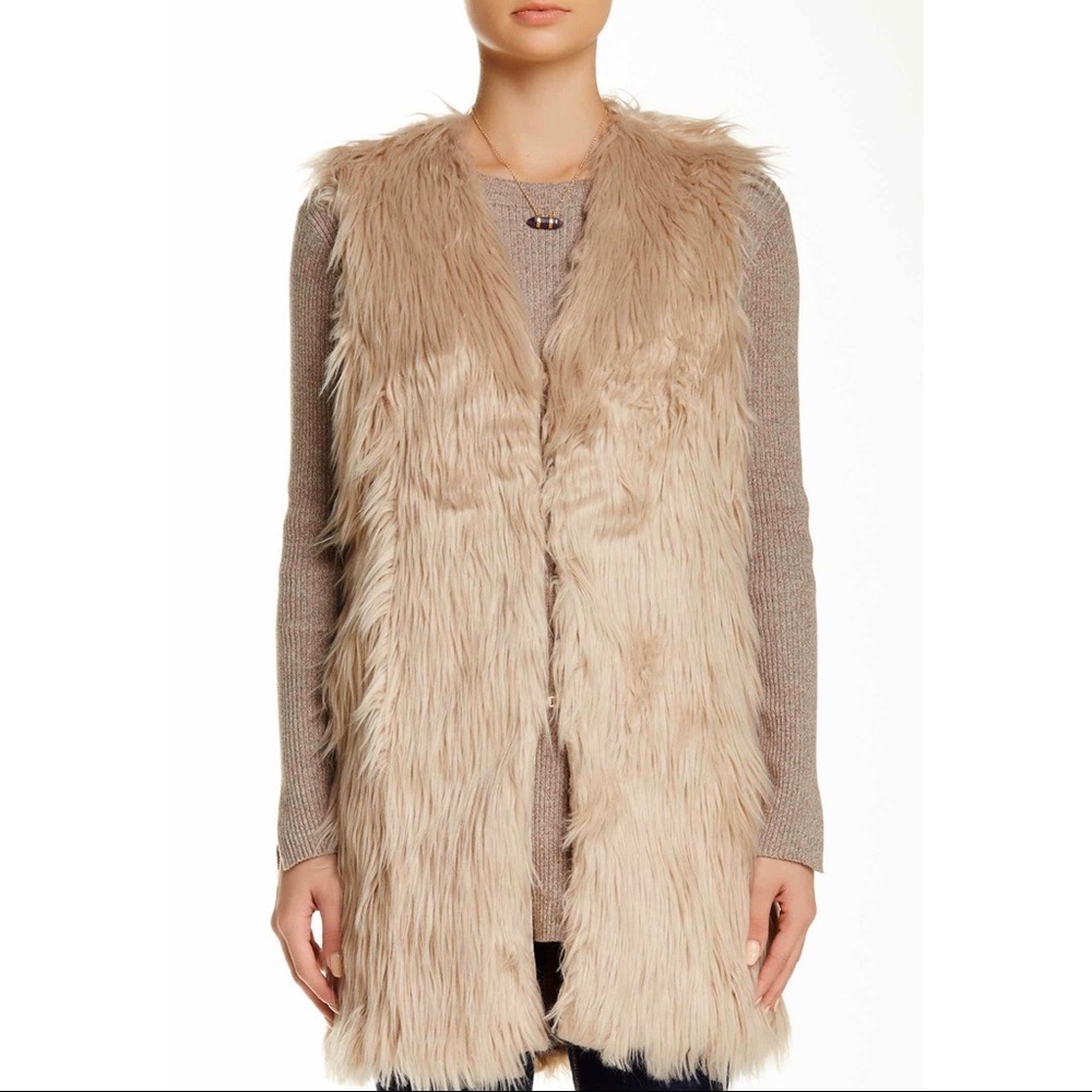 Ro & De Faux Fur Vest - Picture 2 of 7
